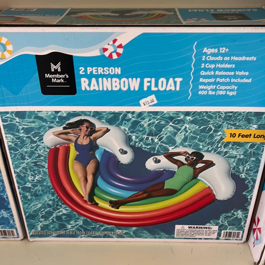 2-person Rainbow float
