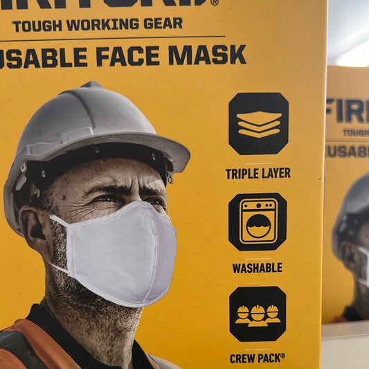 Firm grip reusable face mask 16pack