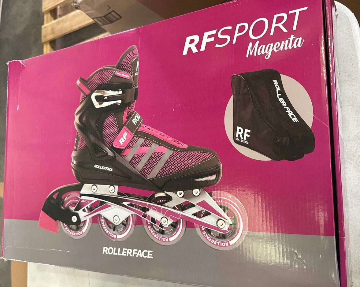 Rollerface RFSport Magenta Womens Adult Fitness, Sport and Recreation, Premium Inline Skates